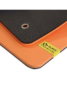 Club fitness mat with holes HMS Premium MFK01 OrangeBlack 2
