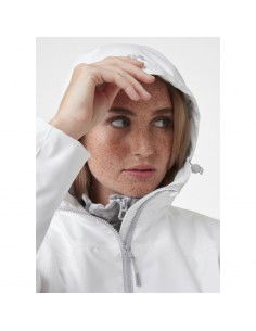 Helly Hansen Κοντό Γυναικείο Puffer Μπουφάν Λευκό 53097 001 2