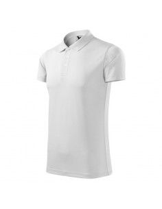 Malfini Victory M MLI21700 white polo shirt