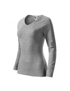 Malfini Elegance Tshirt W MLI12712 dark gray melange