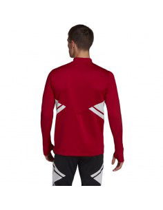 Adidas Condivo 22 Ανδρική Αθλητική Μπλούζα Κοντομάνικη Κόκκινη HB0007 2