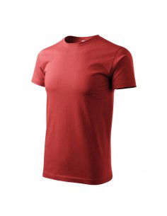Malfini Basic Ανδρικό Διαφημιστικό T-shirt Κοντομάνικο σε Μπορντό Χρώμα MLI-12913