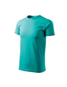 Malfini Basic Ανδρικό Διαφημιστικό T-shirt Κοντομάνικο σε Πράσινο Χρώμα MLI-12919