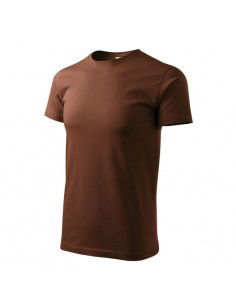 Malfini Basic Ανδρικό Διαφημιστικό T-shirt Κοντομάνικο σε Καφέ Χρώμα MLI-12938