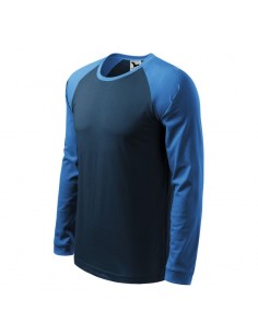 Malfini Ανδρικό Διαφημιστικό T-shirt Κοντομάνικο σε Navy Μπλε Χρώμα MLI-13002