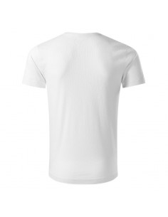 Malfini Ανδρικό Διαφημιστικό T-shirt Κοντομάνικο σε Λευκό Χρώμα MLI-17100 2