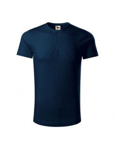 Malfini Ανδρικό Διαφημιστικό T-shirt Κοντομάνικο σε Navy Μπλε Χρώμα MLI-17102 2