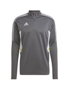 Adidas Condivo 22 Ανδρική Μπλούζα με Φερμουάρ Μακρυμάνικη Γκρι HD2312