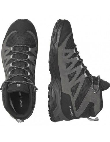 Salomon X Ward Mid GTX L47181700 Ανδρικά Ορειβατικά Μποτάκια Αδιάβροχα με Μεμβράνη Gore-Tex Μαύρα Salomon X Ward Mid GTX L47181700 Ανδρικά Ορειβατικά Μποτάκια Αδιάβροχα με Μεμβράνη Gore-Tex Μαύρα