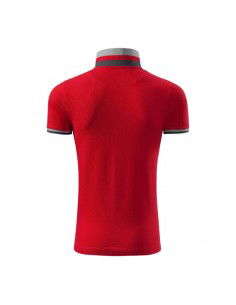 Malfini Ανδρικό T-shirt Κοντομάνικο Polo Κόκκινο MLI-25671 2