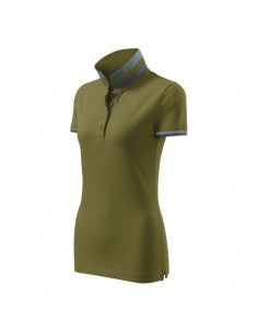 Malfini Collar Up polo shirt W MLI257A3 avocado green