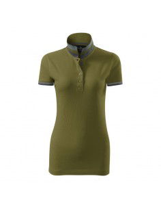 Malfini Collar Up polo shirt W MLI257A3 avocado green 2