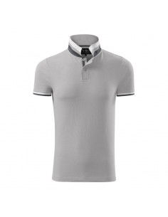 Malfini Collar Up W MLI256A4 silver gray polo shirt 2