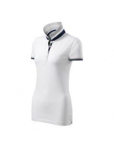 Malfini Collar Up W MLI25700 white polo shirt