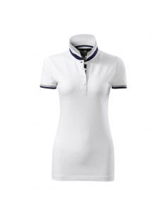 Malfini Collar Up W MLI25700 white polo shirt 2