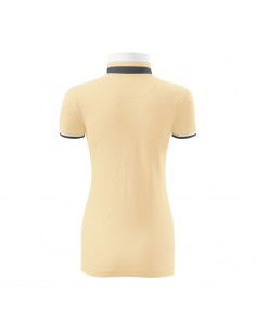 Malfini Collar Up W MLI25785 bourbon vanilla polo shirt 2