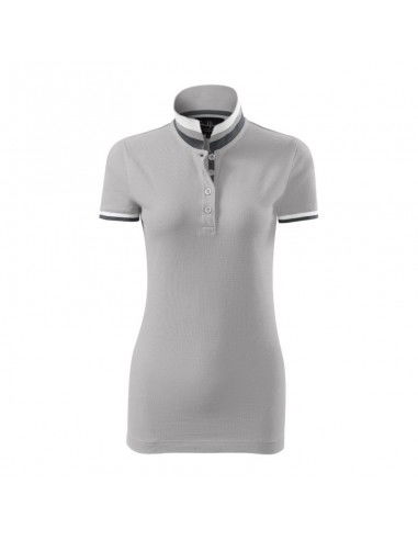 Malfini Collar Up W MLI257A4 silver gray polo shirt Malfini Collar Up W MLI257A4 silver gray polo shirt