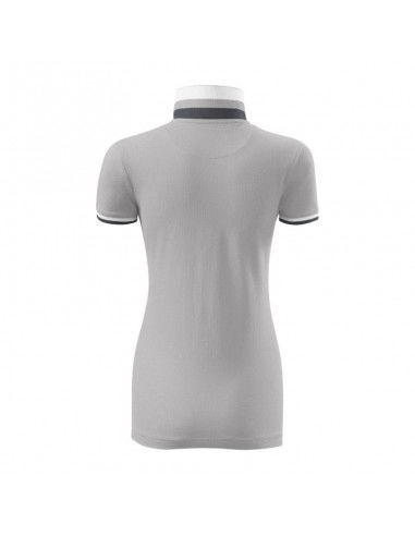 Malfini Collar Up W MLI257A4 silver gray polo shirt Malfini Collar Up W MLI257A4 silver gray polo shirt