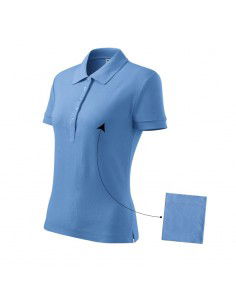 Malfini Cotton polo shirt W MLI21315 sky blue
