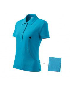 Malfini Cotton polo shirt W MLI21344 turquoise