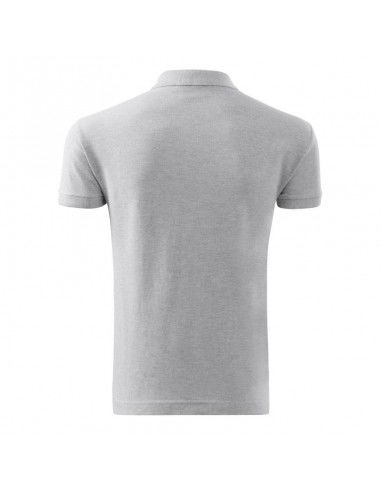Malfini Cotton M MLI21203 polo shirt light gray melange Malfini Cotton M MLI21203 polo shirt light gray melange