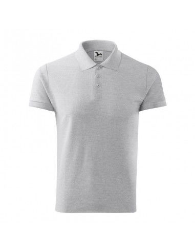 Malfini Cotton M MLI21203 polo shirt light gray melange Malfini Cotton M MLI21203 polo shirt light gray melange