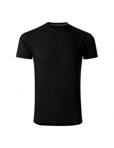 Malfini Ανδρικό Διαφημιστικό T-shirt Κοντομάνικο σε Μαύρο Χρώμα MLI-17501 2
