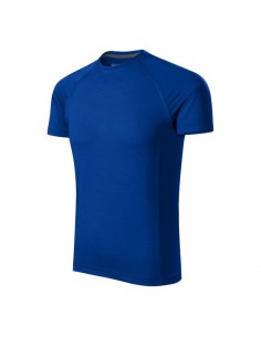 Malfini Ανδρικό Διαφημιστικό T-shirt Κοντομάνικο σε Μπλε Χρώμα MLI-17505