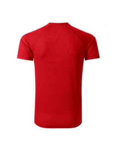 Malfini Ανδρικό Διαφημιστικό T-shirt Κοντομάνικο σε Κόκκινο Χρώμα MLI-17507 2