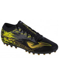 Joma Super Copa 2301 AG SUPW2301AG Χαμηλά Ποδοσφαιρικά Παπούτσια με Τάπες Μαύρα