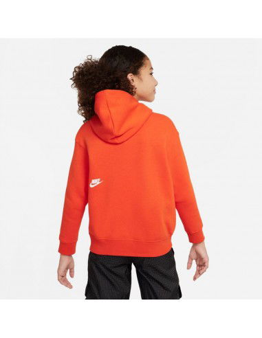 Nike Παιδικό Φούτερ με Κουκούλα Κόκκινο NSW DZ4620 633 Nike Παιδικό Φούτερ με Κουκούλα Κόκκινο NSW DZ4620 633