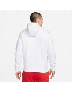 Nike Ανδρικό Φούτερ με Κουκούλα Λευκό DH4961-100 2