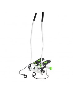 Stepper with movable arms and HMS S3085 cables green and white
