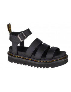 Dr. Martens Blaire Δερμάτινα Γυναικεία Σανδάλια Flatforms σε Μαύρο Χρώμα 24235001