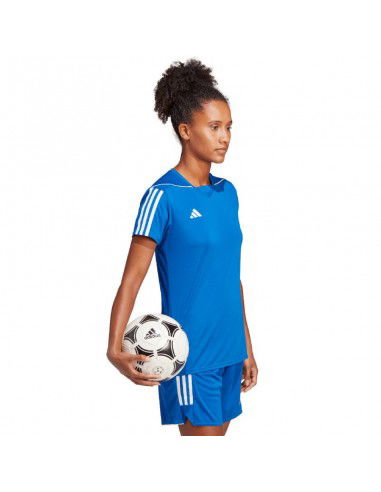 Adidas Tiro 23 League Γυναικείο Αθλητικό T-shirt Fast Drying Μπλε HR4616 Adidas Tiro 23 League Γυναικείο Αθλητικό T-shirt Fast Drying Μπλε HR4616