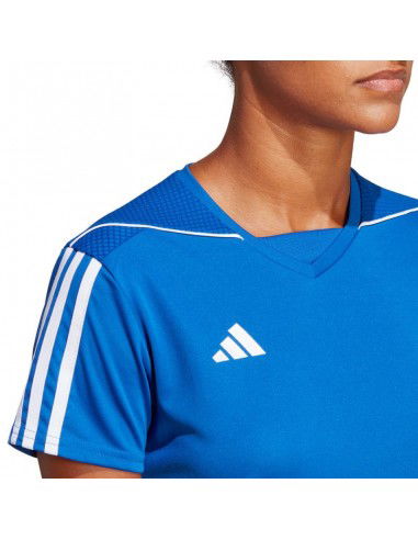 Adidas Tiro 23 League Γυναικείο Αθλητικό T-shirt Fast Drying Μπλε HR4616 Adidas Tiro 23 League Γυναικείο Αθλητικό T-shirt Fast Drying Μπλε HR4616