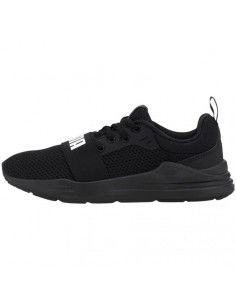 Puma Αθλητικά Παιδικά Παπούτσια Running Wired Run Μαύρα 374214-01 2