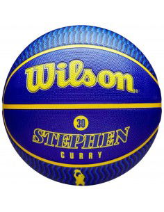 Wilson NBA Player Icon Stephen Curry Outdoor Ball WZ4006101XB7