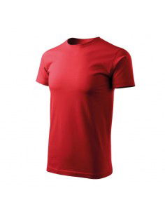Malfini Ανδρικό Διαφημιστικό T-shirt Κοντομάνικο σε Κόκκινο Χρώμα MLI-F2907