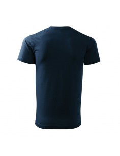 Malfini Ανδρικό Διαφημιστικό T-shirt Κοντομάνικο σε Navy Μπλε Χρώμα MLI-F2902 2