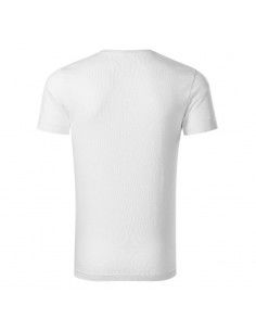 Malfini Ανδρικό Διαφημιστικό T-shirt Κοντομάνικο σε Λευκό Χρώμα MLI-17300 2