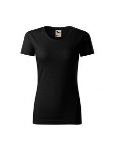 Malfini Γυναικείο Διαφημιστικό T-shirt Κοντομάνικο σε Μαύρο Χρώμα MLI-17401 2
