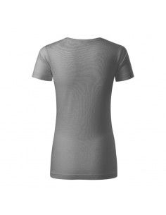 Malfini Γυναικείο Διαφημιστικό T-shirt Κοντομάνικο σε Γκρι Χρώμα MLI-17425 2