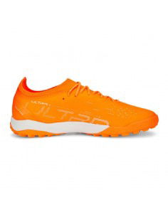 Puma Ultra Eltimate Cage TT 107210-01 Χαμηλά Ποδοσφαιρικά Παπούτσια με Σχάρα Ultra Orange / White / Blue Glimmer 2