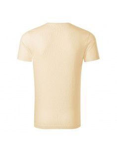 Malfini Ανδρικό Διαφημιστικό T-shirt Κοντομάνικο σε Μπεζ Χρώμα MLI-17321 2