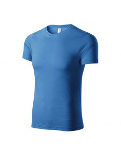 Malfini Ανδρικό Διαφημιστικό T-shirt Κοντομάνικο σε Γαλάζιο Χρώμα MLI-P7314