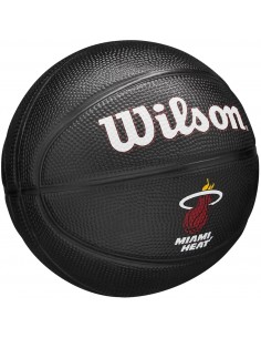 Wilson Tribute Miami Heat Mini Μπάλα Μπάσκετ Outdoor WZ4017607XB 2