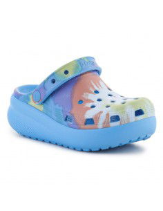 Crocs Παιδικά Παπουτσάκια Θαλάσσης Classic Tie Dye 208083-4KT Μπλε