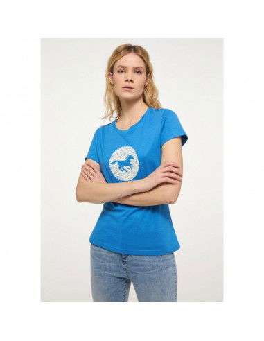 Mustang Γυναικείο T-shirt Γαλάζιο 1013781-5428 Mustang Γυναικείο T-shirt Γαλάζιο 1013781-5428
