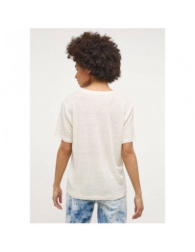 Mustang Γυναικείο T-shirt Μπεζ 1013788-2045 Mustang Γυναικείο T-shirt Μπεζ 1013788-2045